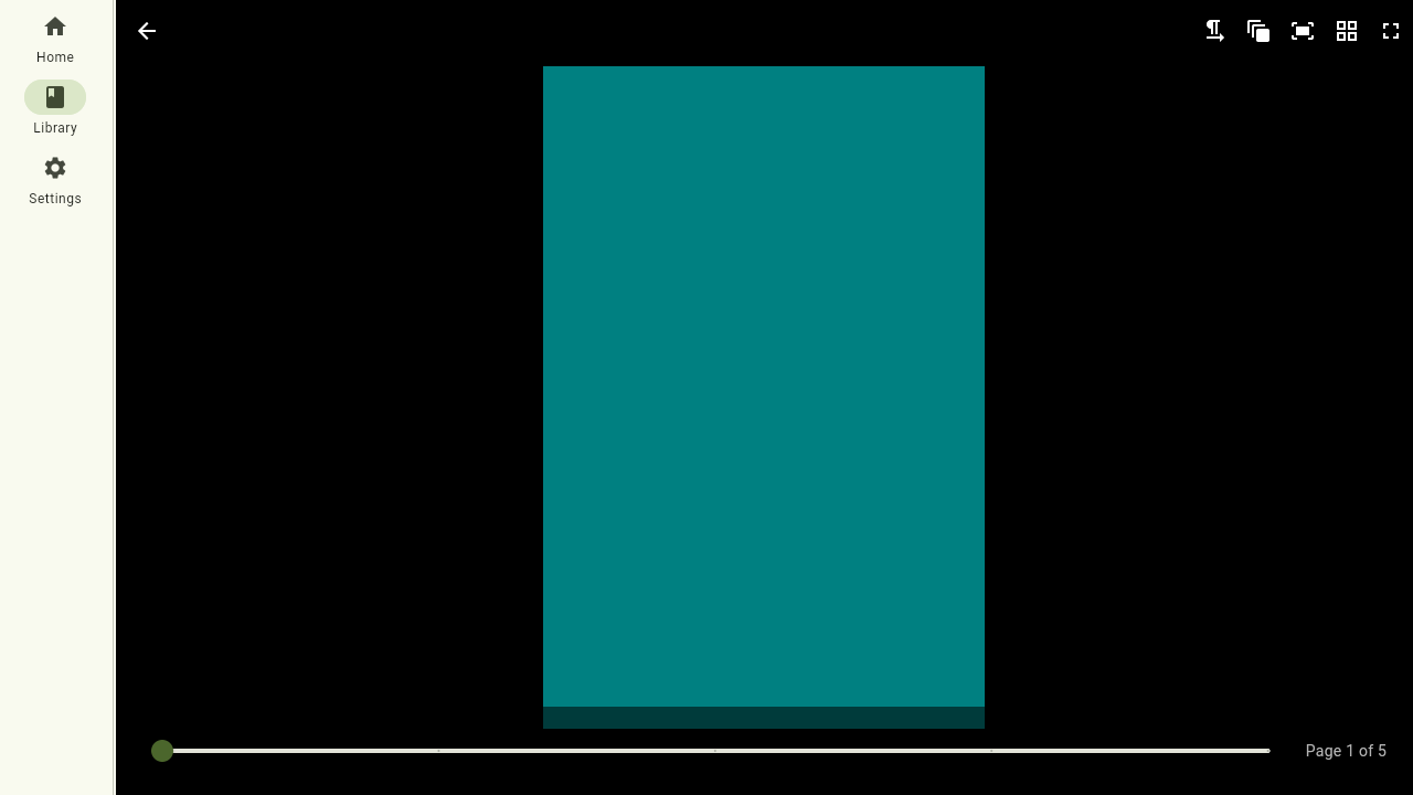 The comic reader showing a page spread