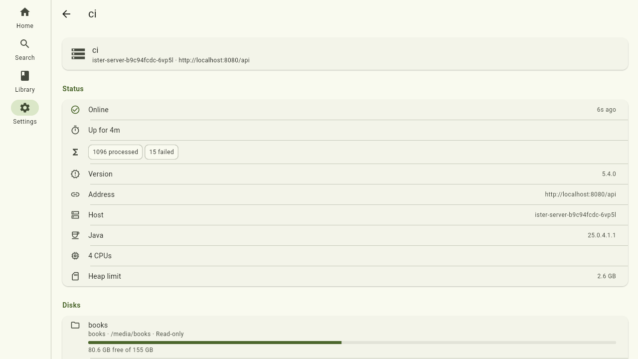 A node's page
